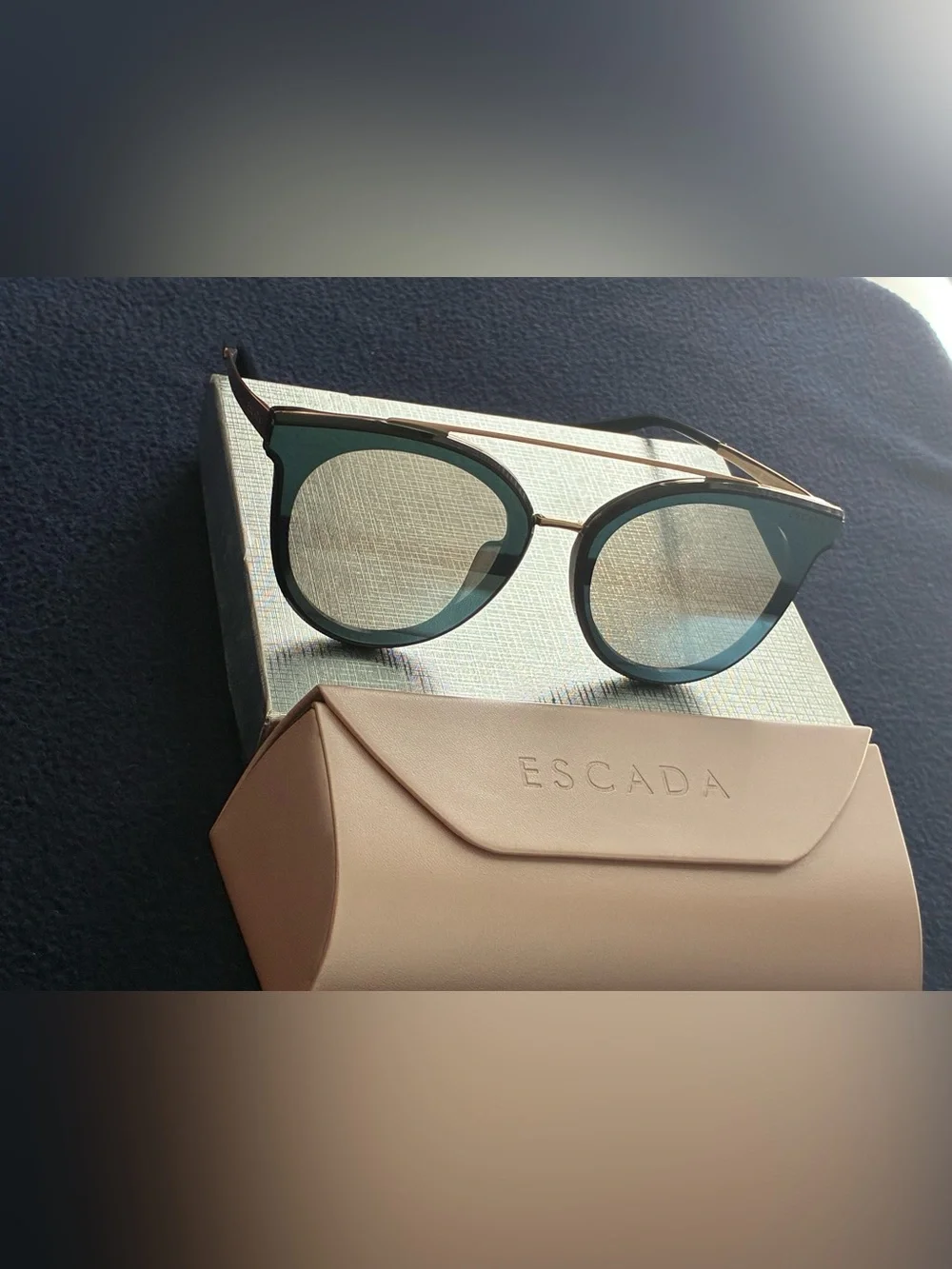 Escada Blue Lens Women's Sunglasses 64-15/145